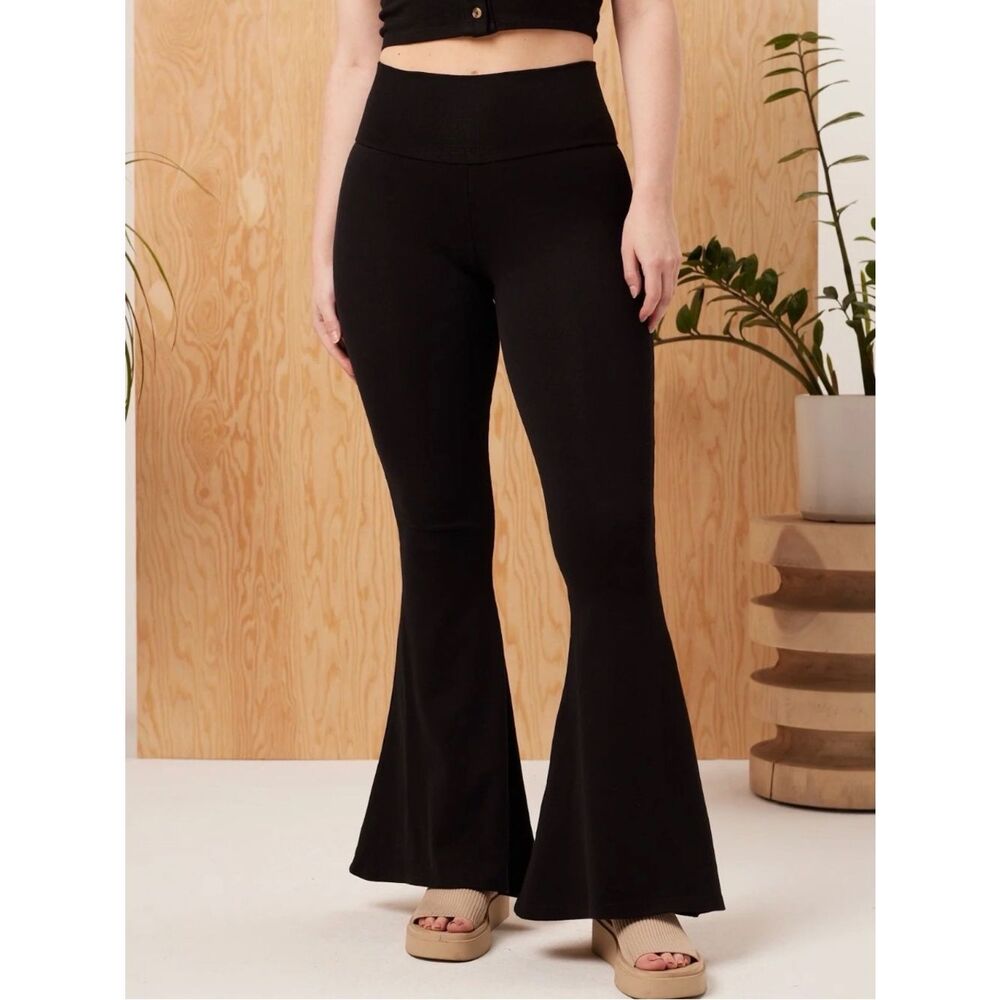 Known Supply Tan Flare Leg Pants(Size Small)